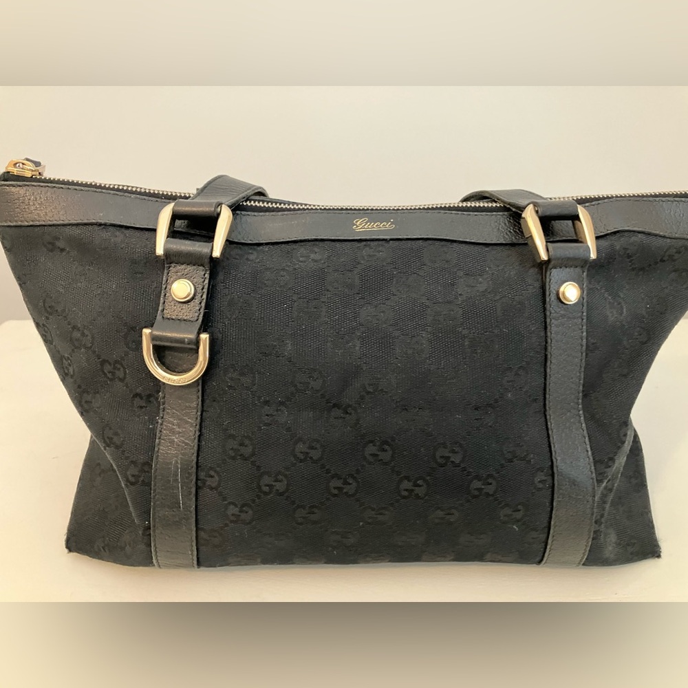 Vintage Gucci GG, Abbey Handbag tote.